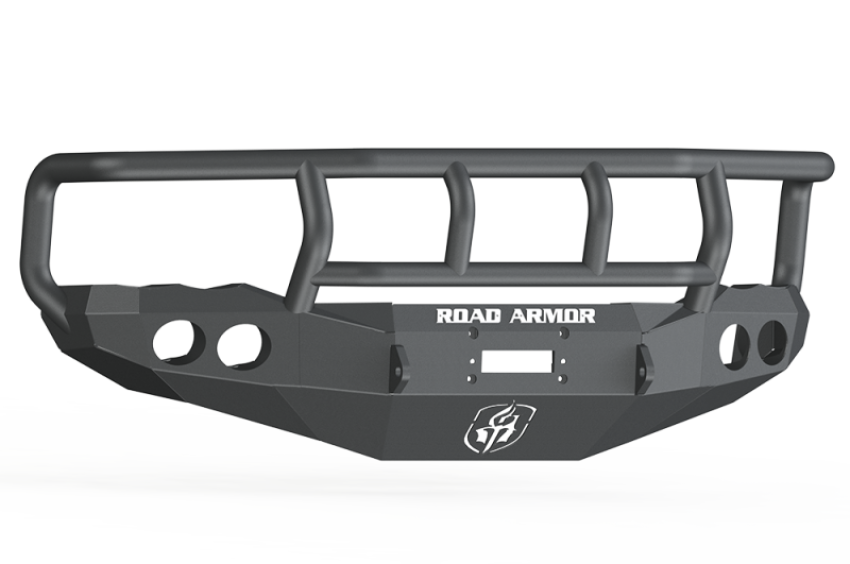 Road Armor 44032B 02-05 Dodge 1500 Stealth Front Winch Bumper w/Titan II Guard - Tex Blk