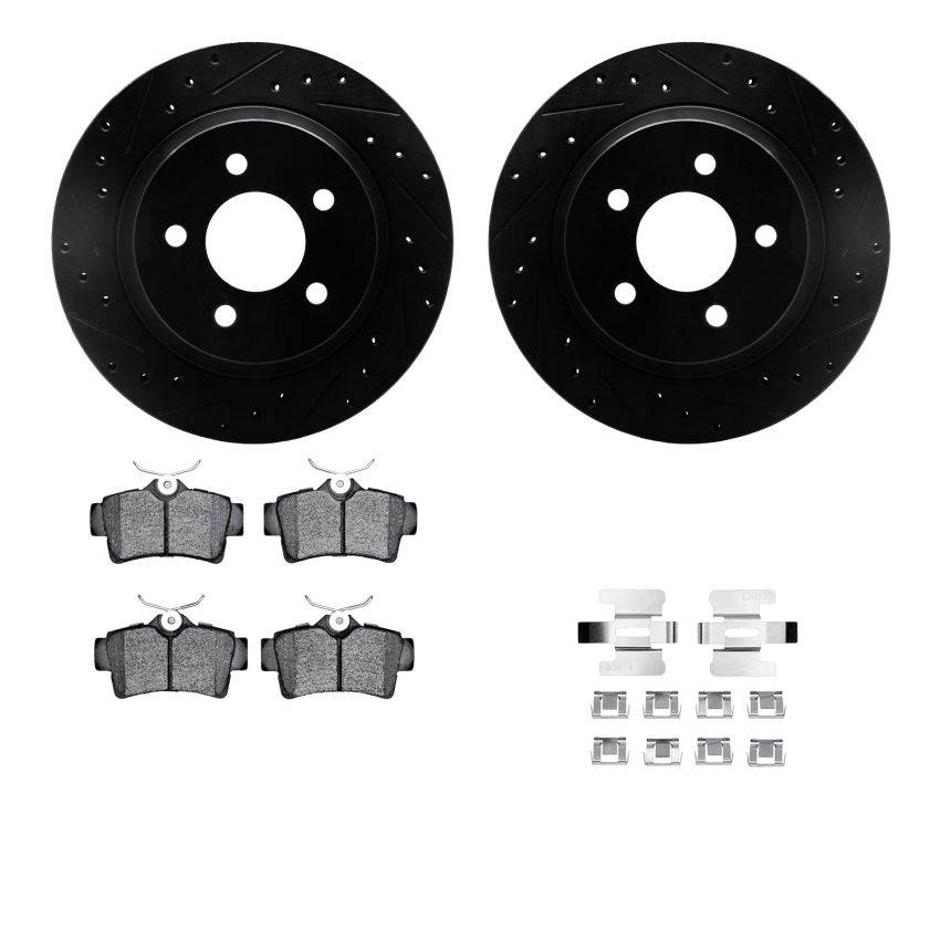 Dynamic Friction 8512-55138 Rotor Kit