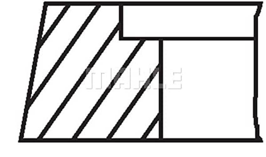 MAHLE 503 03 N0 Engine Piston Ring Set