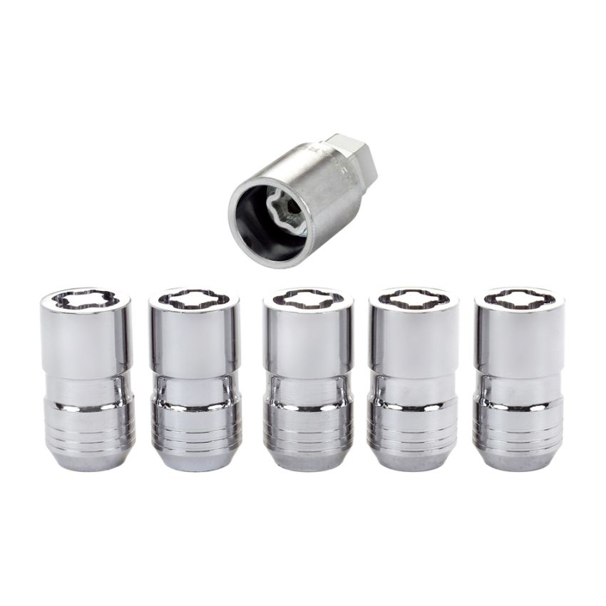 McGard (24515 MCG 5-LK WHL LK SET M14X1.5 NUT CONE SEAT, 22mm HEX, 1.639