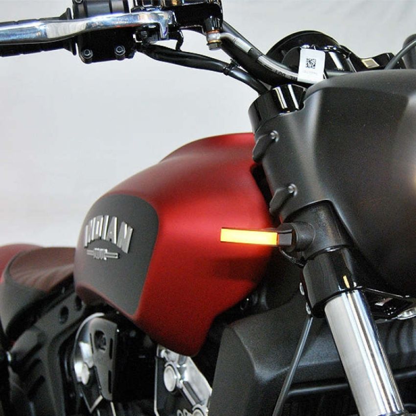 New Rage Cycles SCOUT-FB 18+ Indian Scout Bobber Front Turn Signals