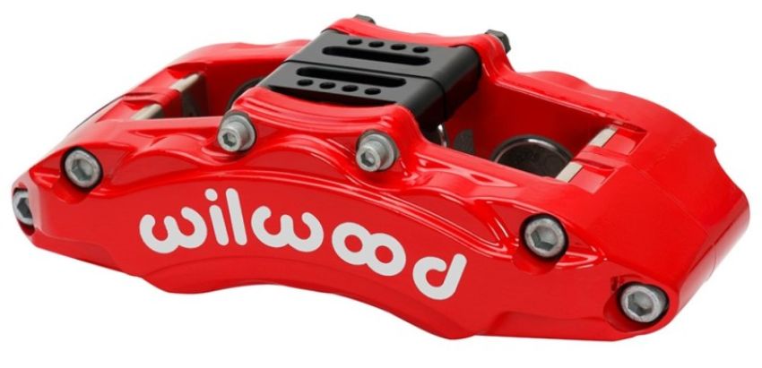 Wilwood 120-14850-RD Caliper - AT6 Lug Mount Red 1.75in/1.38in/1.38in Piston .75in Rotor - Right Side