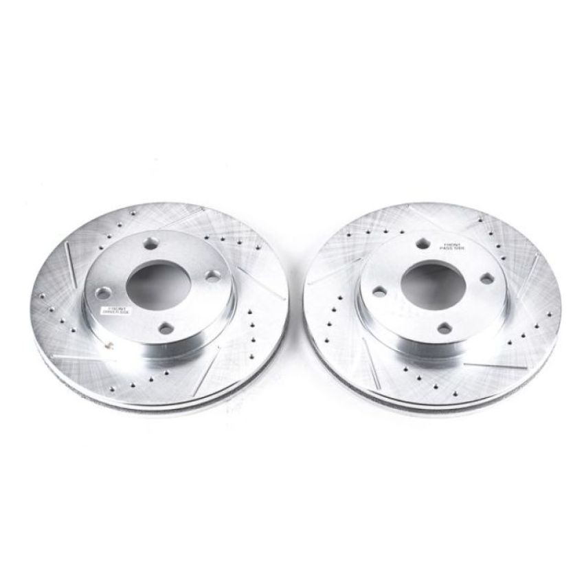 PowerStop AR8161XPR PowerStop Evolution Performance Drilled, Slotted & Plated Brake Rotor Pair
