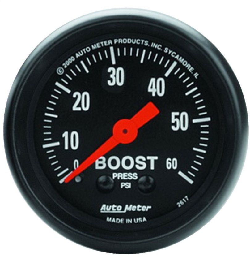 AutoMeter 2617 GAUGE, BOOST, 2 1/16