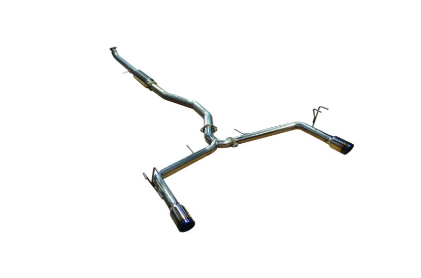 Injen SES1572TT 16-20 Honda Civic 1.5L Turbo 4Cyl (Sedan) 63mm SS Cat-Back Exhaust w/ Dual Burnt Titanium Tips