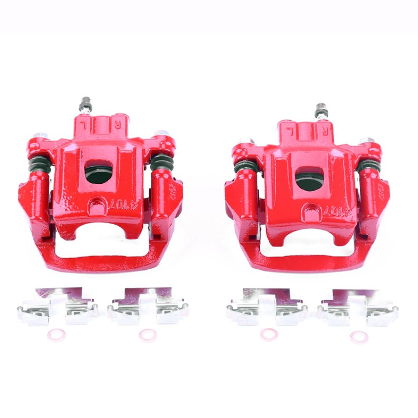 PowerStop S2782 Red Powder Coated Calipers