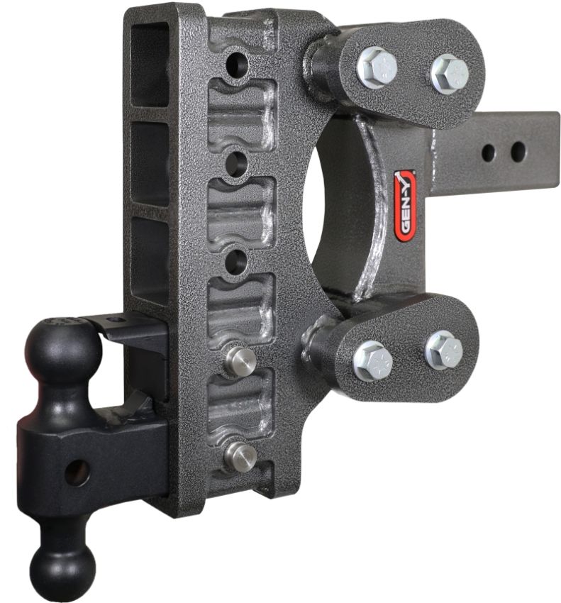 GEN-Y Hitch GH-2225 Gen-Y The Boss Torsion-Flex 3in Shank 9in Drop 32K Hitch w/GH-0161 Dual-Ball/GH-0162 Pintle Lock