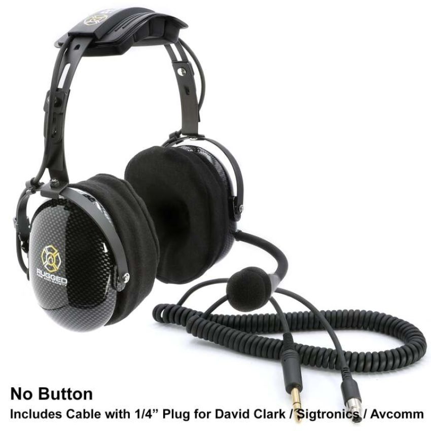 Rugged Radios FHS-22-O/OFF-FC FHS OTH FSI Headset w/ Mic On/Off Button / For Rugged / Firecom