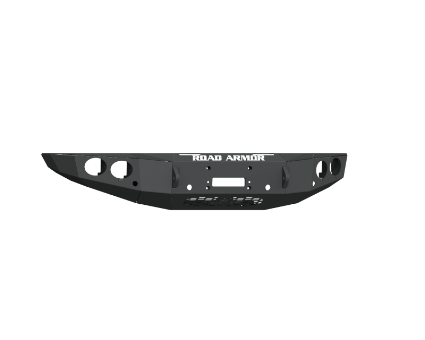 Road Armor 6191FR0B 19-20 Ford Ranger Stealth Front Winch Bumper w/Round Light Pods- Tex Blk