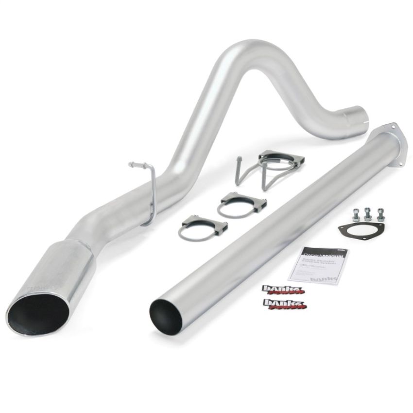 Banks Power 49792 15 Ford 6.7L F250-350-450 CCSB/CCLB SRW Monster Exh Sys - SS Single Exh w/ Chrome Tip