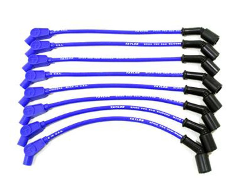 Taylor Cable 79614 409 Spiro-Pro Plug Wire Race Set 135-Deg Blue