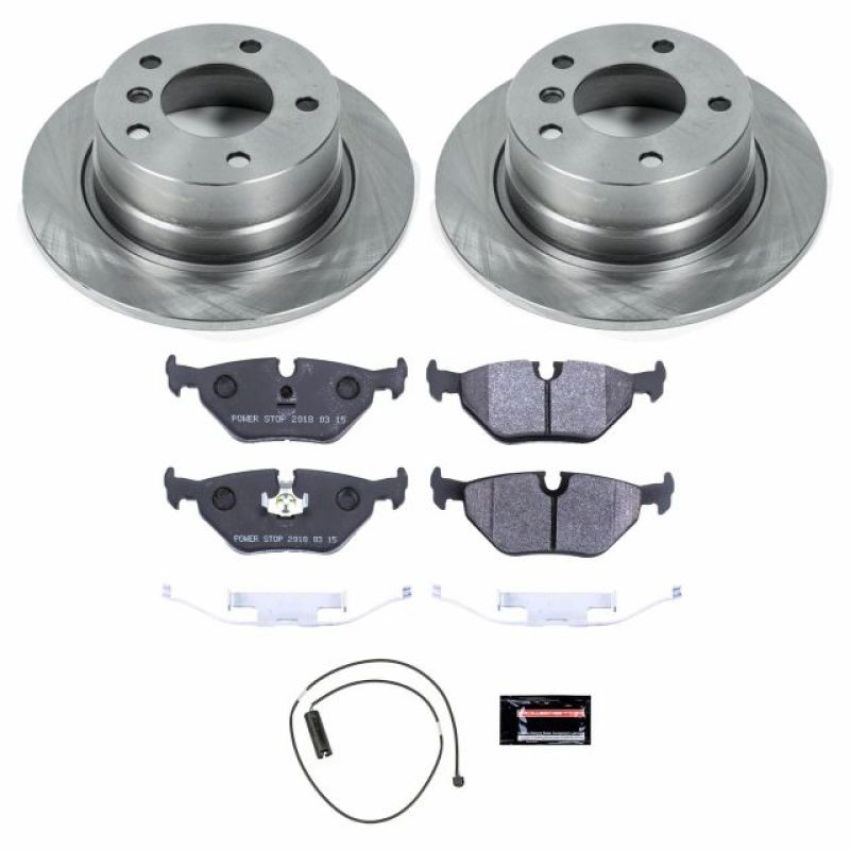 PowerStop TDBK593 Track Day High-Performance Brake Pad and Rotor Kit