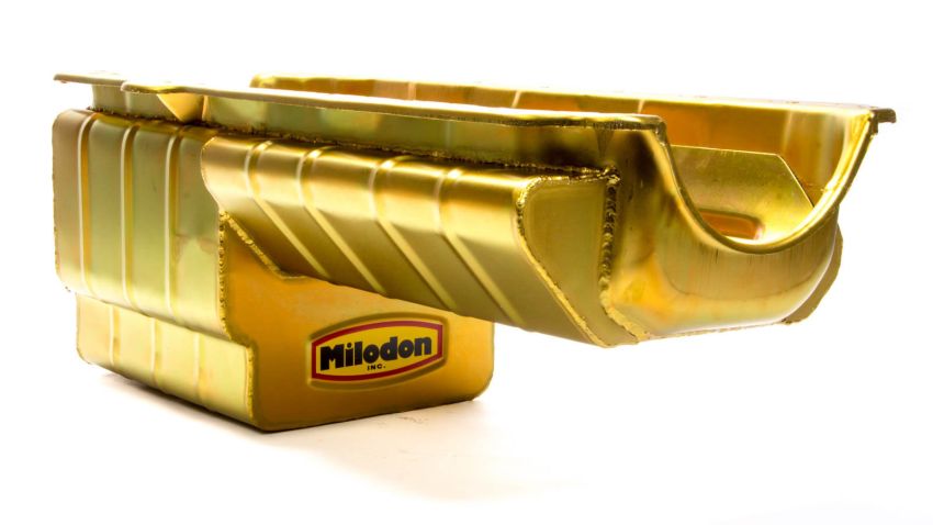 MILODON MIL31169 Oil Pan - SBC Drag Race 5qt. RH Dipstick