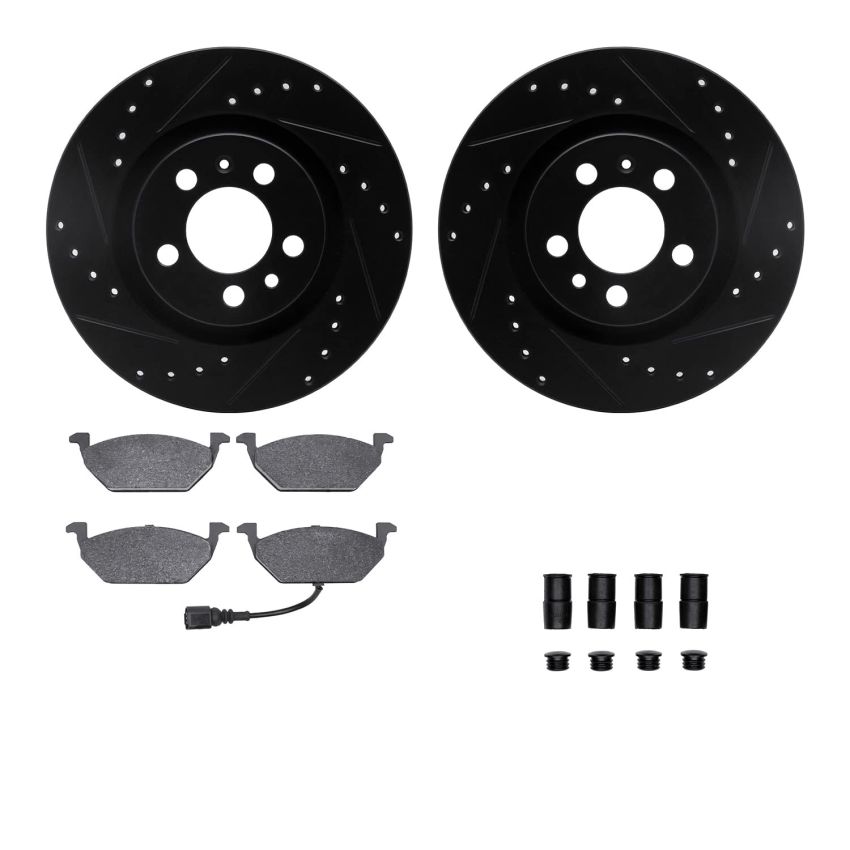 Dynamic Friction 8612-74018 Rotor Kit