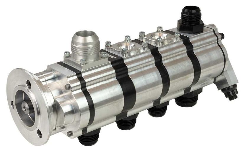 Moroso 22380 4 Stage Tri Lobe ProCharger V-Band 1.50in PS Standard Rotation Oil Pump