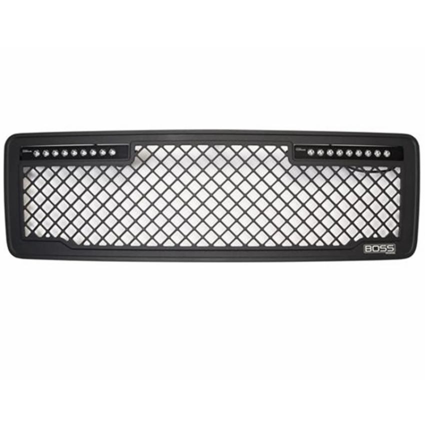 Putco 270541BL 13-14 Ford F-150 - Lighted (w/ 10in Luminix Light Bar) Lighted Boss Grille