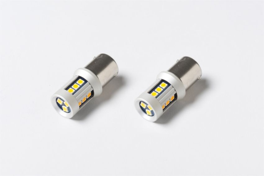 Putco 341156A-360 1156 - Amber Metal 360 LED