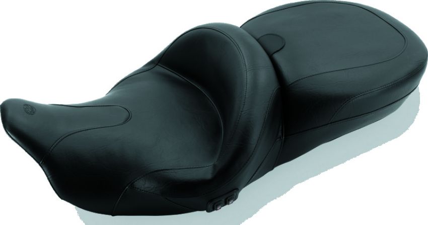 Mustang Motorcycle 76863 Mustang 08-21 Harley Electra Glide,Rd Glide,Rd King,Str Glide Touring Summit 1PC Seat - Black