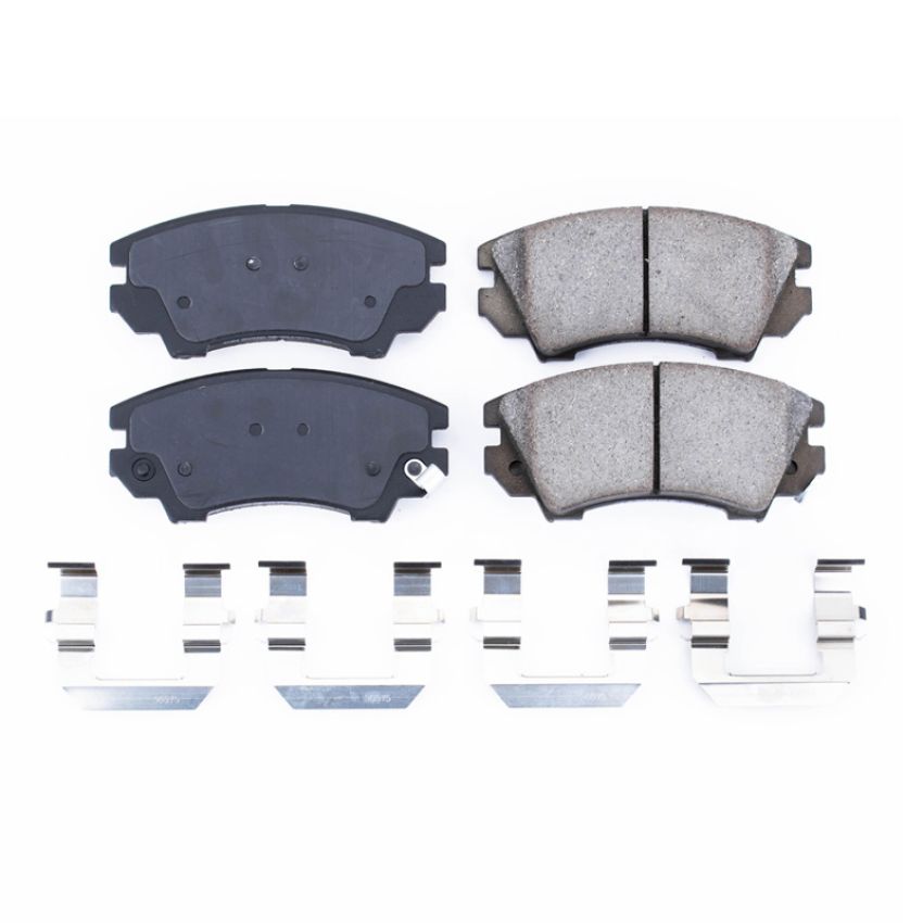 PowerStop 17-1404 PowerStop - Z17 Low-Dust Ceramic Brake Pads with Hardware