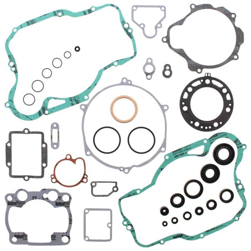 Vertex Pistons 811457 Vertex Gaskets 97-03 Kawasaki KX250 Complete Gasket Kit w/ Oil Seals