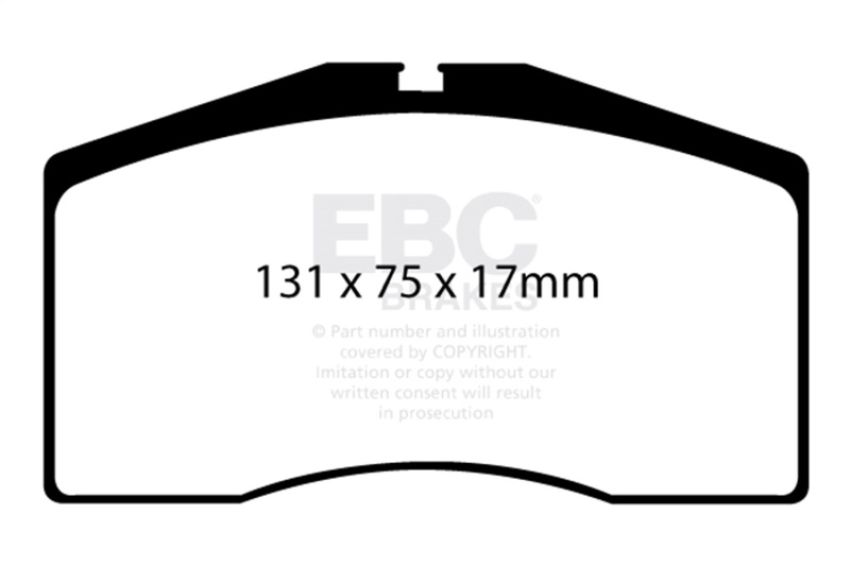 EBC Brakes DP2997 Greenstuff 2000 Series Sport Brake Pads