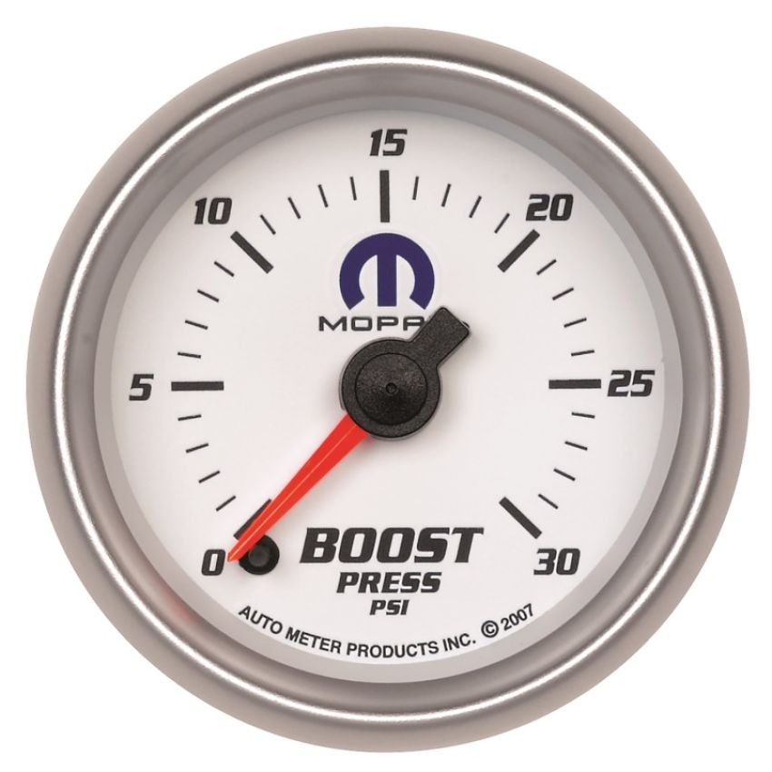 AutoMeter 880034 Mopar 52.4mm FSE 0-30 PSI Boost Gauge