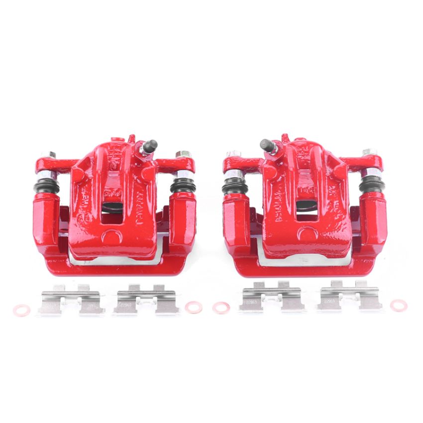 PowerStop S3100 Red Powder Coated Calipers