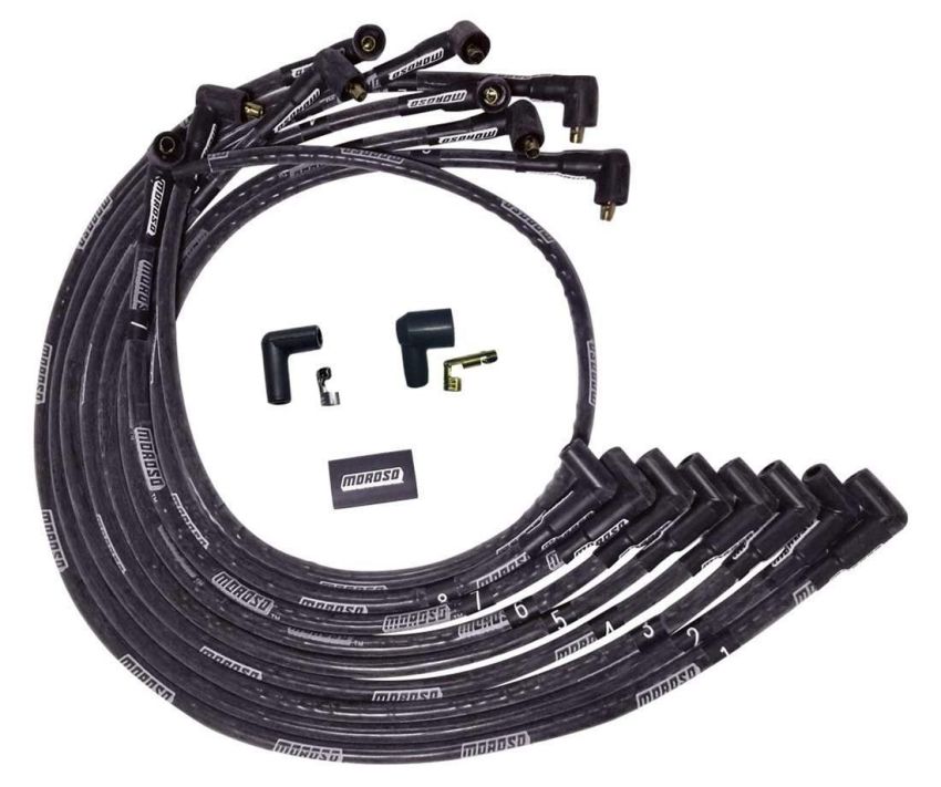 MOROSO MOR51544 Ultra Plug Wire Set BBC Under V/C Black