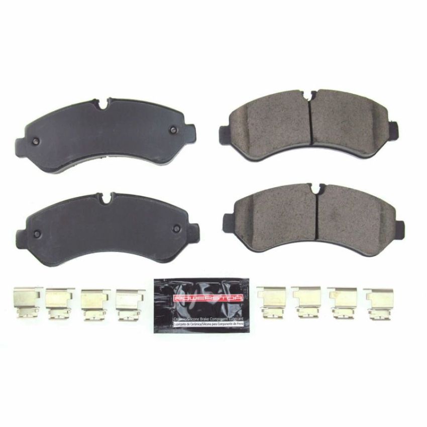 PowerStop Z23-2236 PowerStop - Z23 Daily Driver Carbon-Fiber Ceramic Brake Pads with Hardware Kit