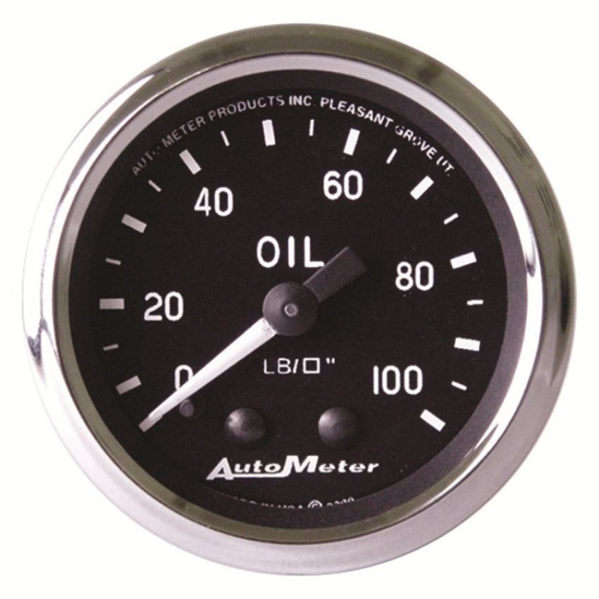 AUTOMETER ATM201006 2-1/16in Cobra Series Oil Pressure Gauge