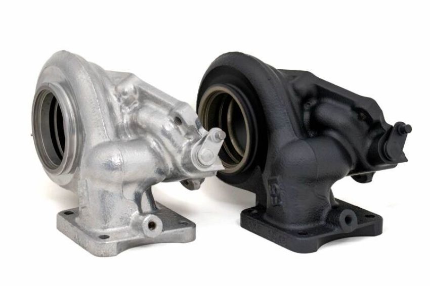 Forced Performance 2007180-0502010 Mitsubishi Evo 9 Red XR57SR Turbo Journal Brg Black Housing w/18PSI WG (D/S Only)