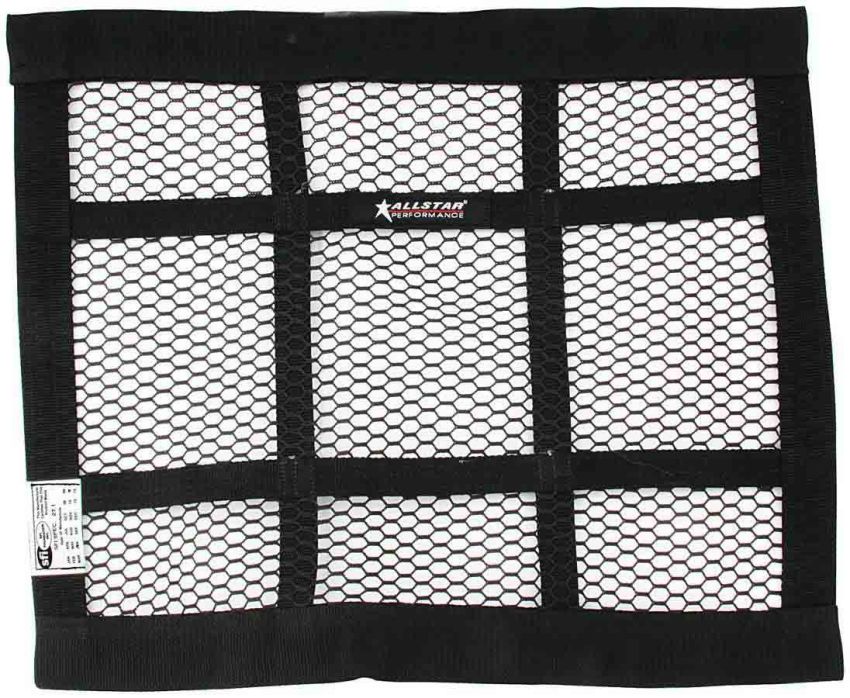 ALLSTAR PERFORMANCE ALL10211 Mesh Window Net Black 22 x 18 SFI