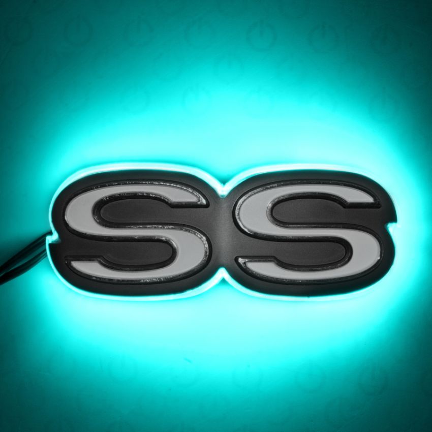 Oracle Lighting 3095-010 Aqua Illuminated SS Emblem
