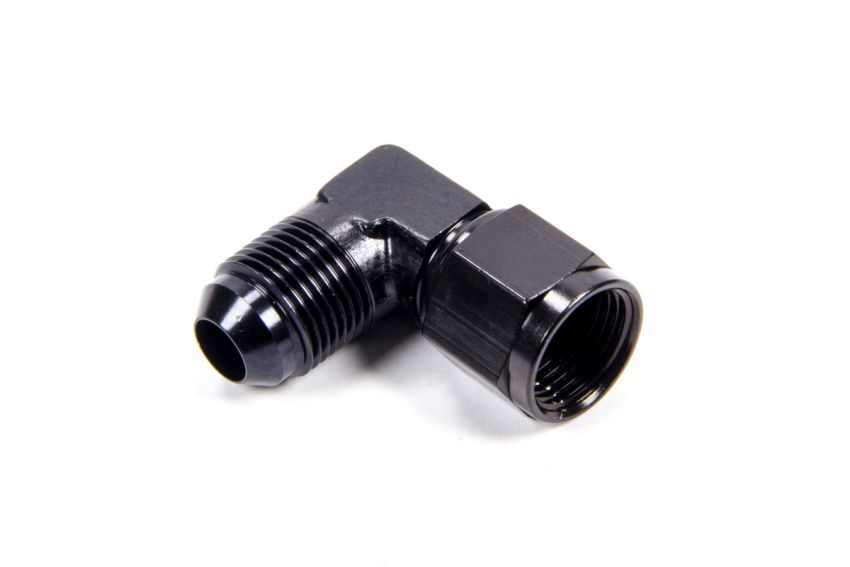 FRAGOLA FRG498104-BL #8 Female Swivel to Male 90 Degree Fitting Black