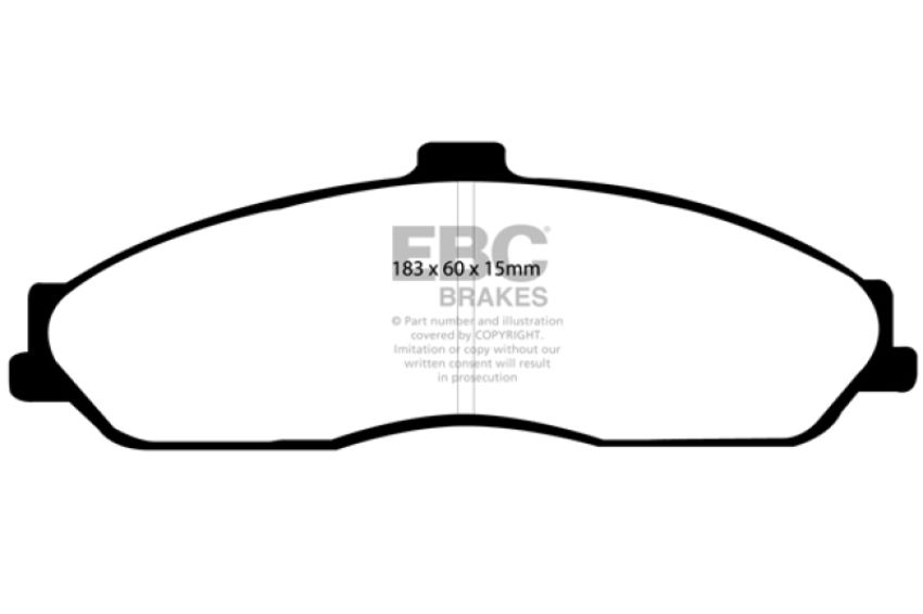 EBC Brakes DP31162C Redstuff Ceramic Low Dust Brake Pads