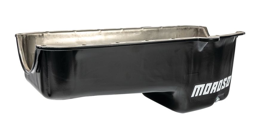 MOROSO MOR20170 SBC S/S Oil Pan - 5qt. Pre-80 Blocks