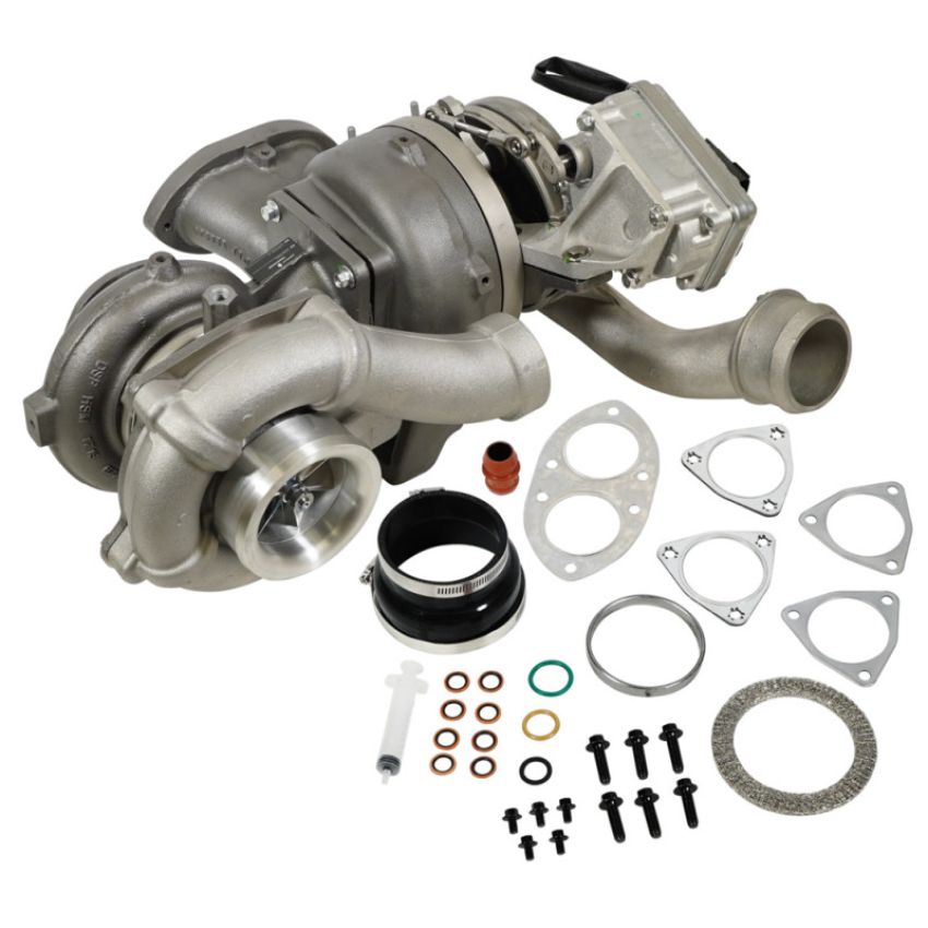 BD Diesel 1047083 Screamer V2S Twin Turbo System - Ford 6.4L 2008-2010 w/o Air Intake Kit
