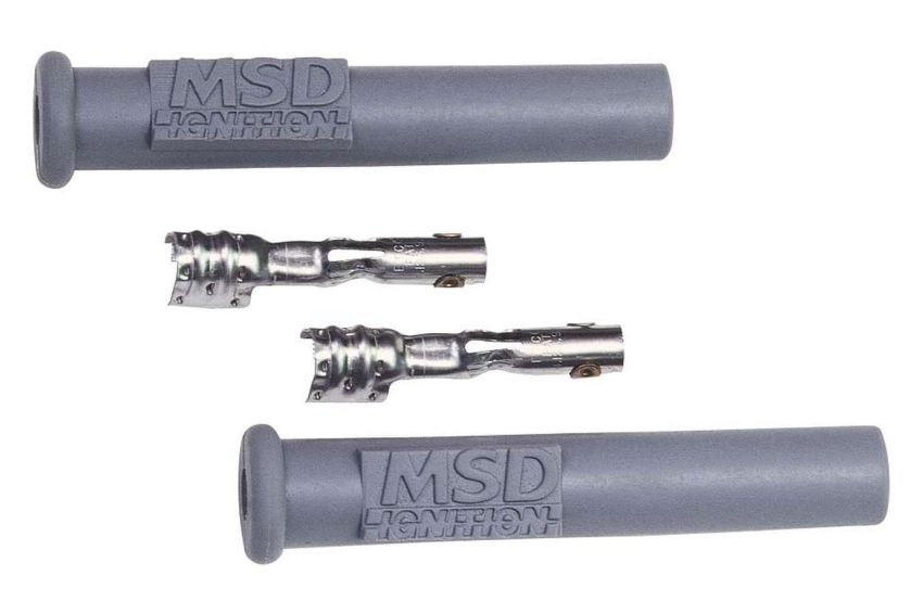 MSD IGNITION MSD3301 Straight Spark Plug Boots- 2 Per Card