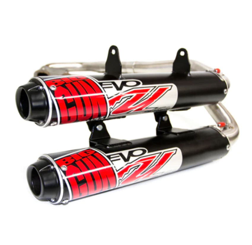 Big Gun 12-7853 11-14 Polaris RZR XP 900/RZR XP 4 900 EVO U Series Dual Full Syst Exhaust