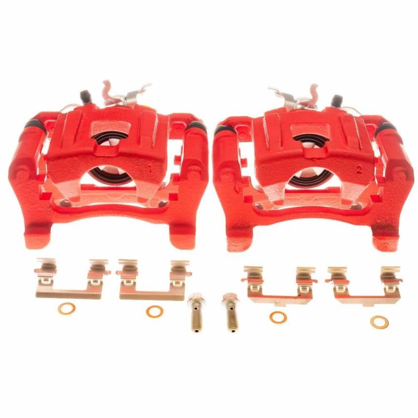 PowerStop S15030 Red Powder Coated Calipers