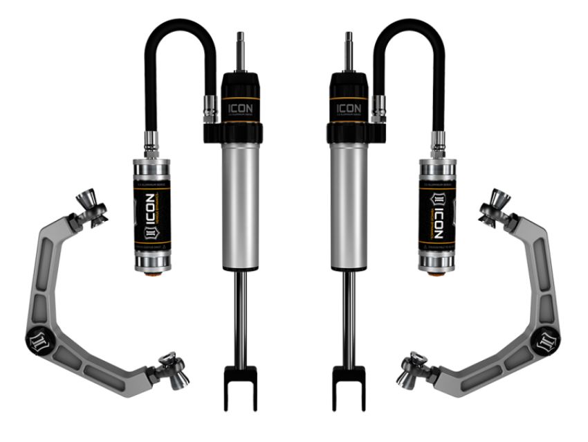 ICON 78734 2020+ GM HD 0-2in RR Shock System w/Billet UCA