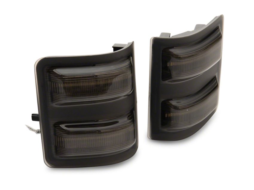 Raxiom SD18249 11-16 Ford F-250/F-350 Super Duty Axial LED SEQL Switchback Side Mirror Marker Lamps- Smoked