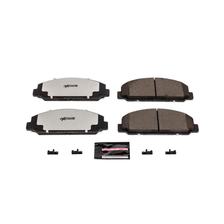 PowerStop Z36-827 PowerStop - Z36 Truck and SUV Carbon-Fiber Ceramic Brake Pads with Hardware Kit