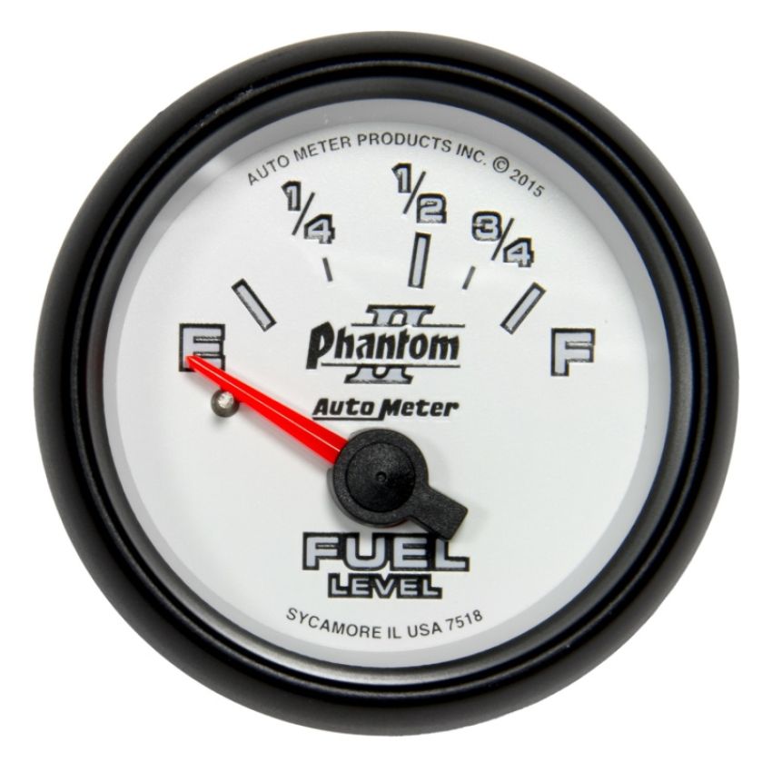 AutoMeter 7518 GAUGE, FUEL LEVEL, 2 1/16