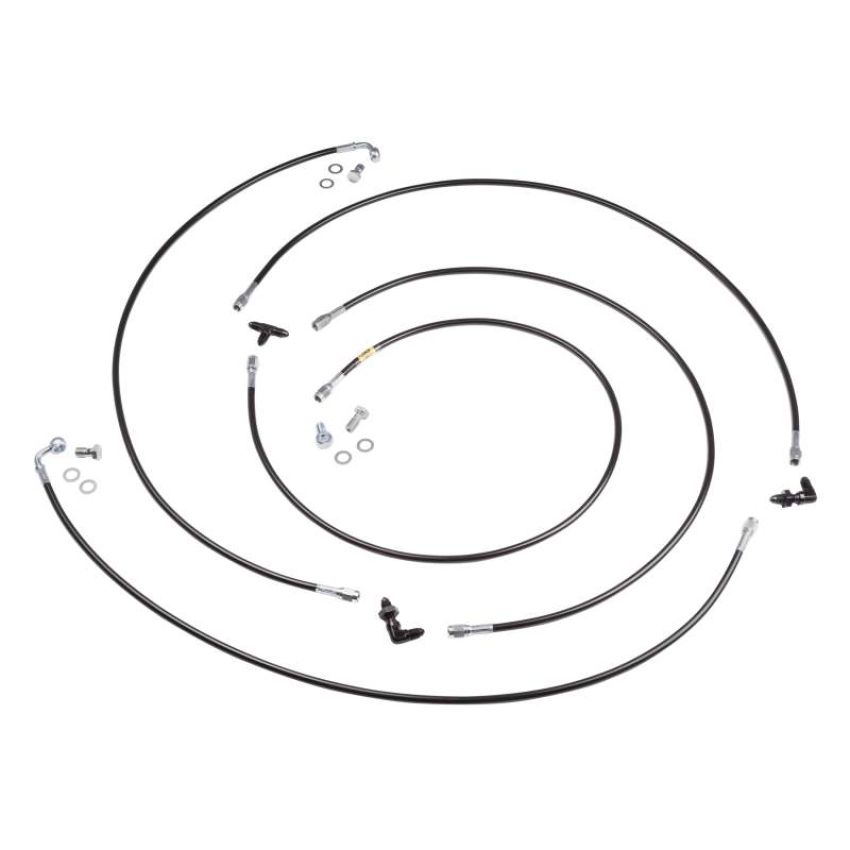 Chase Bays CB-MIATA-OEMC/HB 89-05 Mazda Miata NA/NB Pass Thru-Inline/Single Rr Caliper OE MC Hydro Handbrake Line Kit