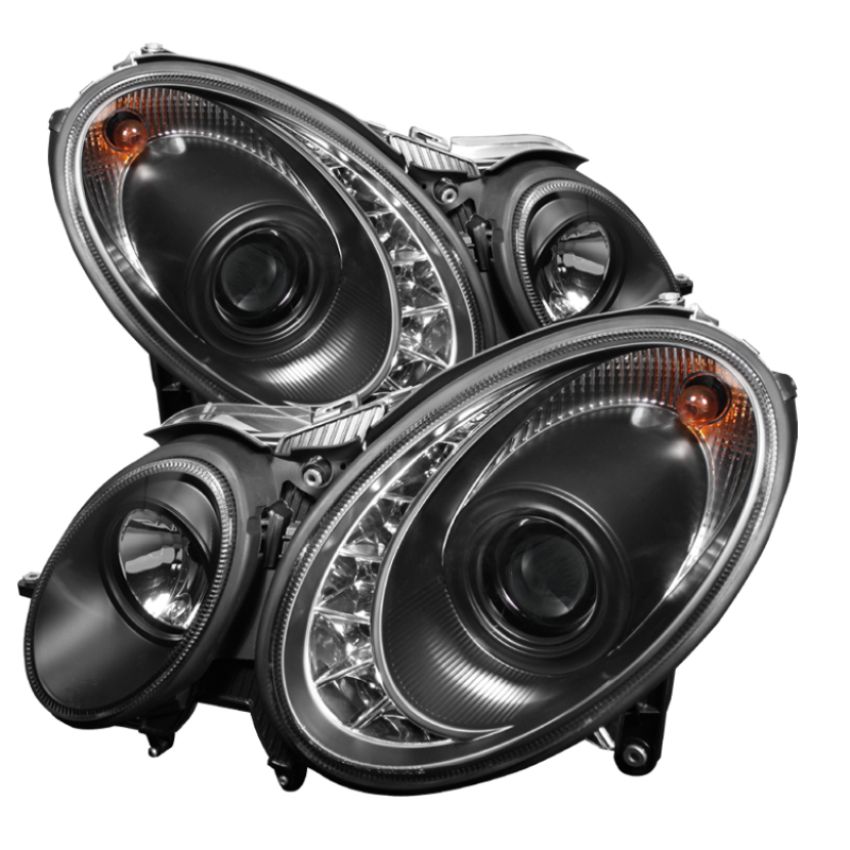 SPYDER 5029379 Projector Headlights - DRL - Black
