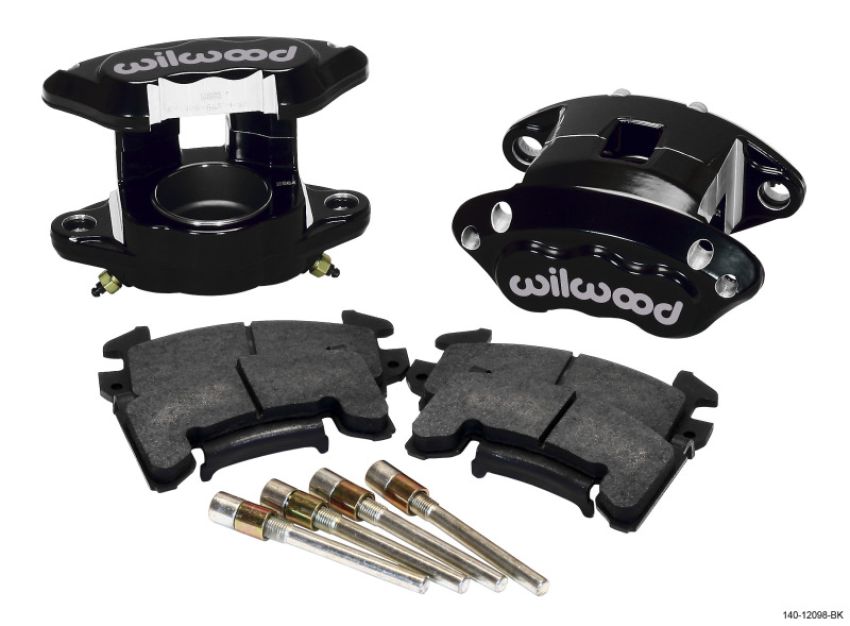 Wilwood 140-12098-BK D154 Front Caliper Kit - Black 2.50in Piston 0.81in Rotor