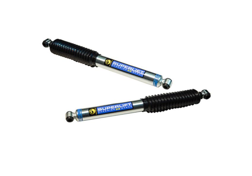 Superlift 95030 Dual Steering Stabilizer Cylinder Replacement Kit - w/ SS by Bilstein Cylinders