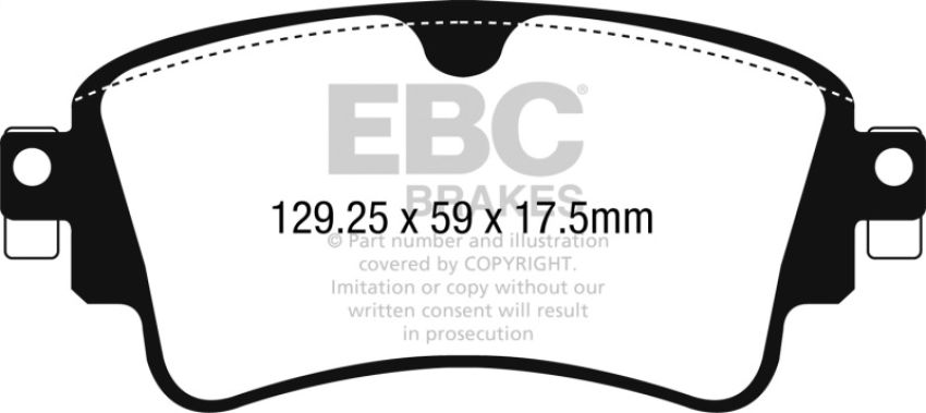 EBC Brakes DP32254C Redstuff Ceramic Low Dust Brake Pads