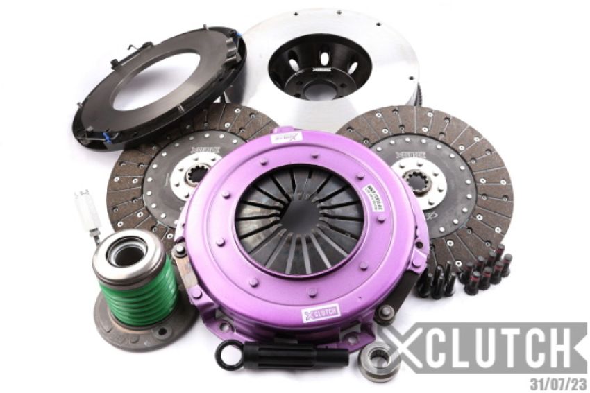 XCLUTCH XKDG27631-2G 2011 Dodge Challenger R/T 5.7L 10.5in Twin Solid Organic Clutch Kit
